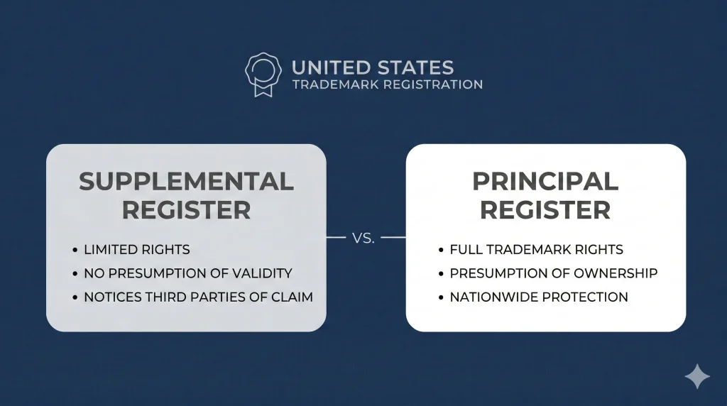 Making the Decision: Supplemental Register vs. Principal Register