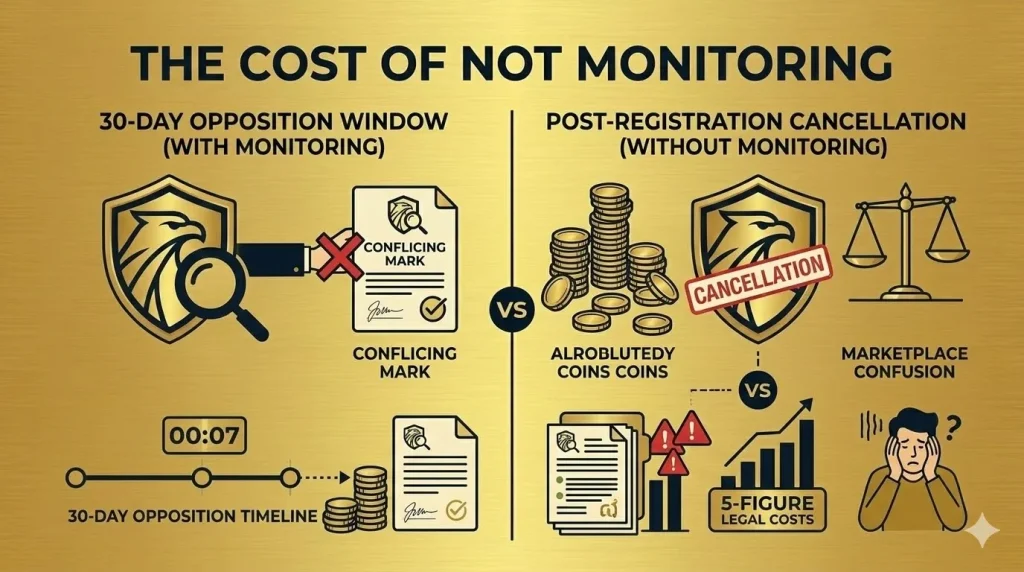 united states trademark registrations and law: The Cost of Not Monitoring Trademark