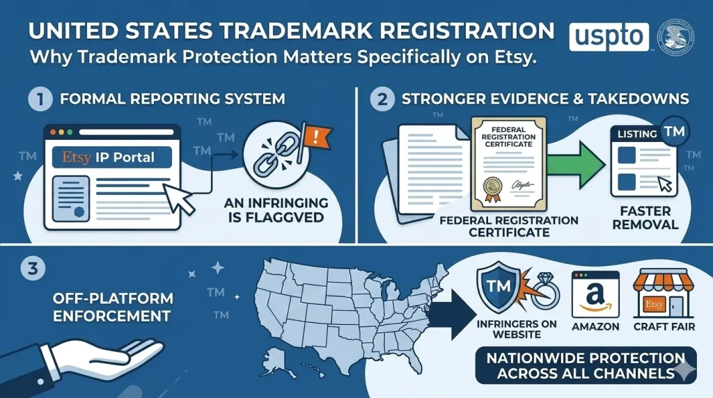 united states trademark registrations and law: Why Trademark Protection Matters Specifically on Etsy