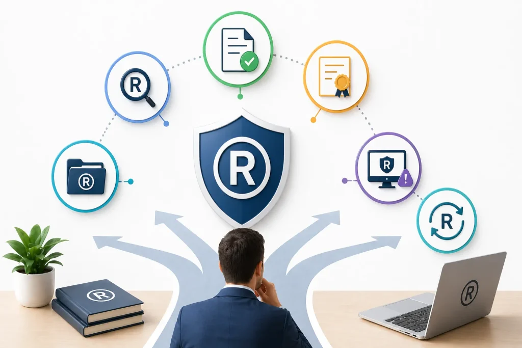 Types of trademark services and which one fits your situation