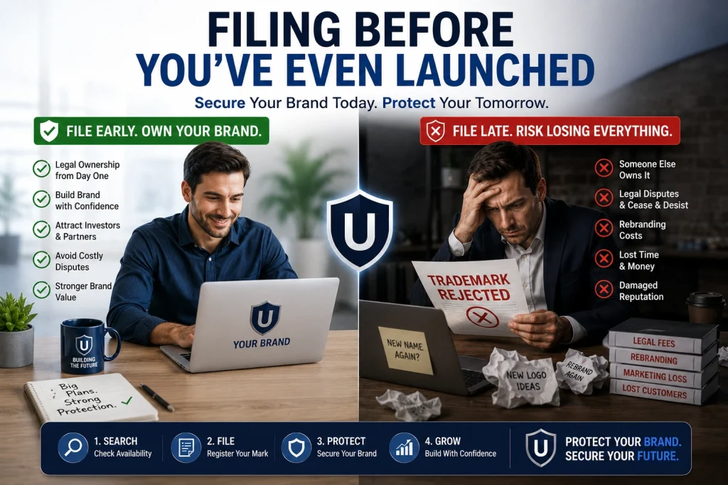 Filing Before You've Even Launched
